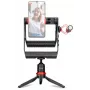 BOYA BY-VG380 kit video per smartphone con microfono BY-MM1 Pro, luce LED e treppiede per vlogging, live streaming e riprese mobili