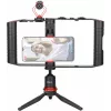 BOYA BY-VG380 kit video per smartphone con microfono BY-MM1 Pro, luce LED e treppiede per vlogging, live streaming e riprese mobili