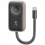 USAMS CD245 caricabatterie wireless 2-in-1 e power bank per Apple Watch, 1200mAh, USB-C, tarnish