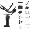 ZHIYUN CRANE 4 COMBO stabilizzatore gimbal 3 assi per fotocamera con carico utile 6kg, batteria 12h, touchscreen e luce di riempimento, nero