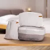 PGYTECH set organizer per abbigliamento - 4 packing cube da viaggio con sacca per scarpe e biancheria, grigio