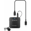 BOYA BY-DM20 microfono a condensatore stereo digitale a doppio canale con connettore USB-C, Lightning e USB-A, omnidirezionale, 25Hz-20kHz, per iOS, Android, Windows, Mac