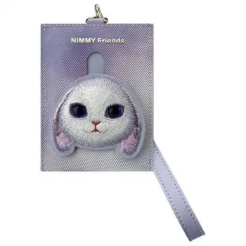 Nimmy Big Eyed Pet 2.0 coniglio portacarte portafoglio, viola