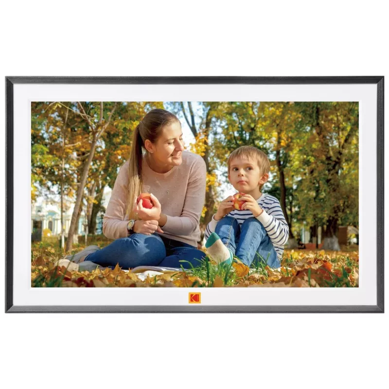 KODAK RCF-1561P cornice digitale Wi-Fi 15,6 inch Full HD con touchscreen IPS, 16GB di memoria, controllo tramite app, nero