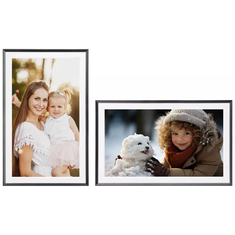 KODAK RCF-1561P cornice digitale Wi-Fi 15,6 inch Full HD con touchscreen IPS, 16GB di memoria, controllo tramite app, nero