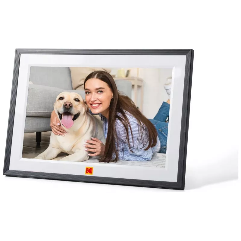 KODAK RCF-1018 cornice digitale Wi-Fi da 10,1 pollici con touchscreen IPS, 16GB, nero