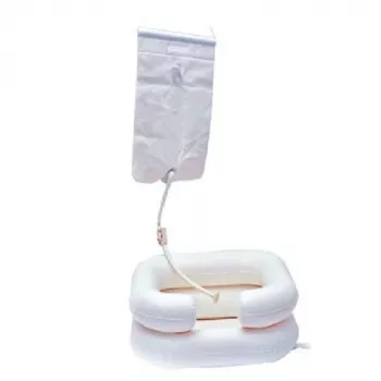 REH RF-961 lavacapelli gonfiabile e set doccia per persone allettate e anziane