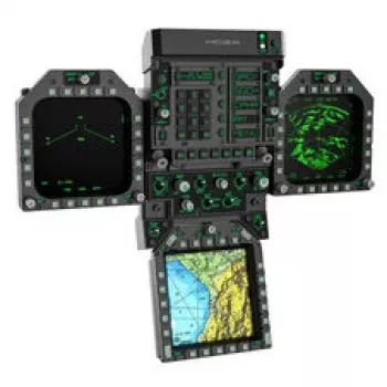 Moza Racing FMP18 Panel Bundle – pannello di controllo sim-racing con 18 input e retroilluminazione RGB