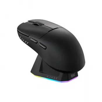 AJAZZ AJ159 PRO mouse gaming wireless 3395-8K con docking station - nero