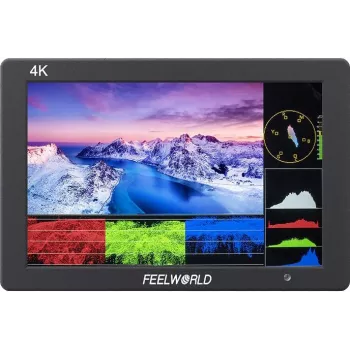 FEELWORLD T7 PLUS Monitor da campo on-camera 7 pollici 2200nit 1920x1200 IPS 3D LUT con HDMI Loop-Through