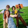 ULANZI Mini treppiede selfie stick con telecomando Bluetooth per smartphone, nero