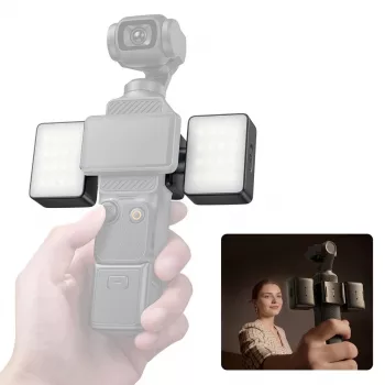Ulanzi LM06 luce LED magnetica doppia per DJI Osmo Pocket 3/4