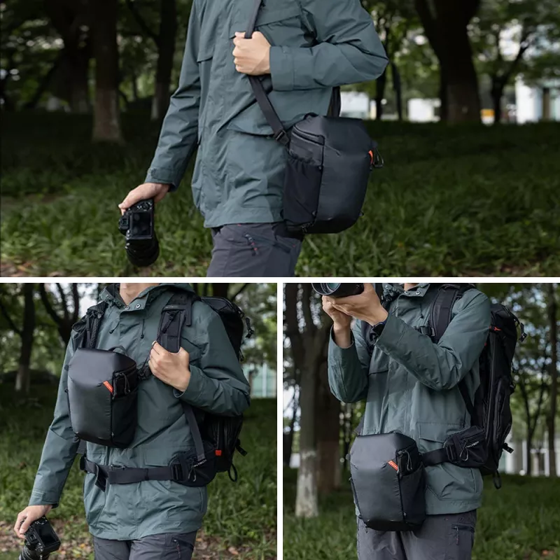 Borsa a tracolla top loader per fotocamera PGYTECH per DSLR/Mirrorless, nera