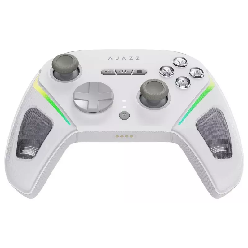 Gamepad wireless AJAZZ GP100S con base di ricarica, bianco