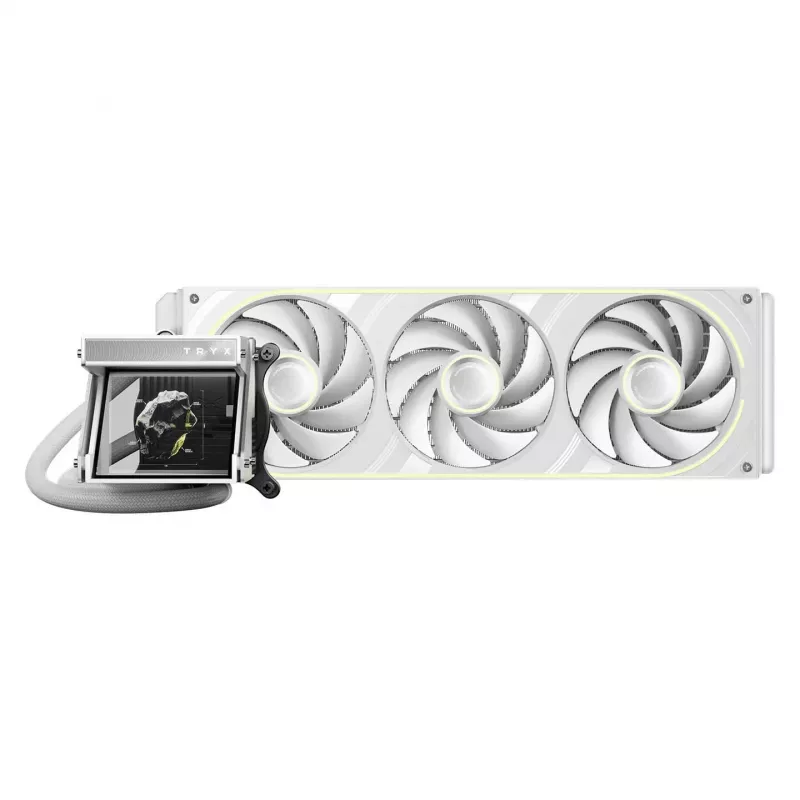 Dissipatore a liquido AIO per CPU TRYX HOLO ARGB 360 bianco