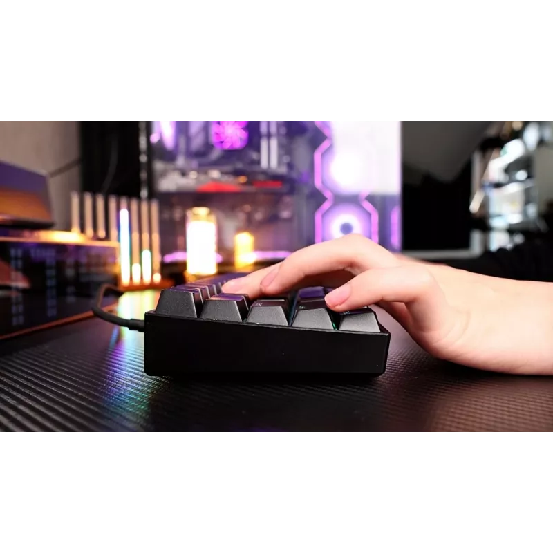 Tastiera gaming magnetica Hall Effect MCHOSE Ace 60 Pro, TTC Uranus Magnetic Switch-SE, nera (Ace60-5A)