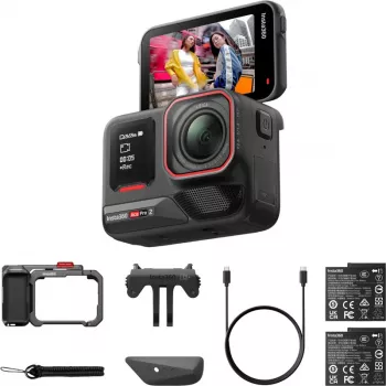 Action camera con doppia batteria Insta360 Ace Pro 2 - video 8K, obiettivo Leica, stabilizzazione FlowState