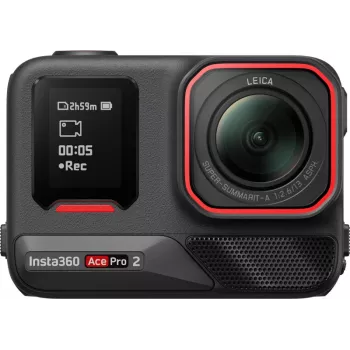 Action camera con doppia batteria Insta360 Ace Pro 2 - video 8K, obiettivo Leica, stabilizzazione FlowState