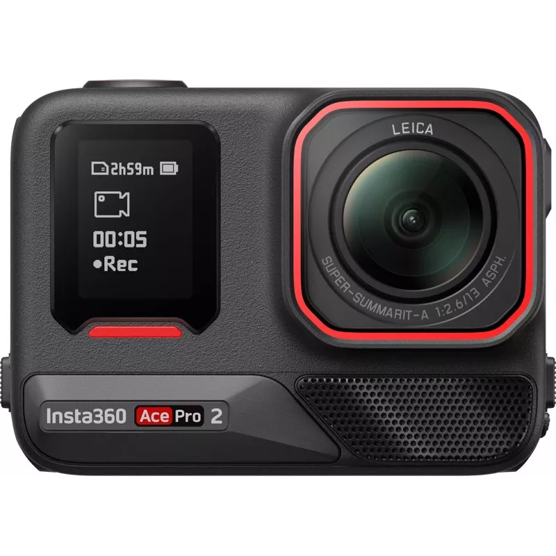 Action camera con doppia batteria Insta360 Ace Pro 2 - video 8K, obiettivo Leica, stabilizzazione FlowState