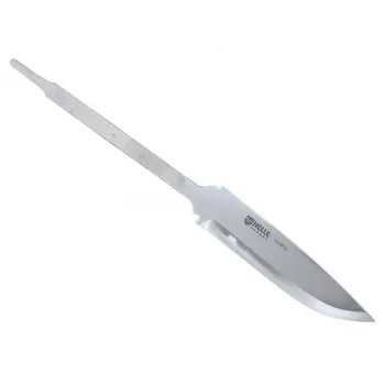 Helle #99 abbozzo lama – acciaio inox Sandvik 12C27, affilatura Scandi, drop point – fai da te coltelleria
