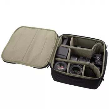 PGYTECH OneGo inserto per fotocamera M (P-CB-255) - protezione imbottita modulare per DSLR/fotocamere mirrorless, grigio scuro