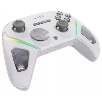 AJAZZ GP100-W gamepad RGB wireless Tri-Mode per Switch, PC, iOS e Android - bianco