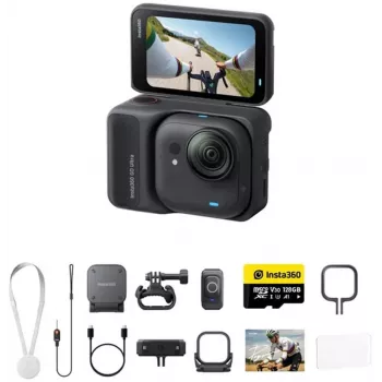 Action camera Insta360 GO Ultra Cycling Bundle, nera (CINSABEA-GOULTRA-CYCLE-BLK)
