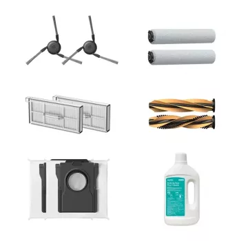 MOVA Z60 Ultra set accessori per robot - spazzola principale, 4 spazzole laterali, 2 filtri HEPA, 2 panni per la pulizia, utensile di pulizia