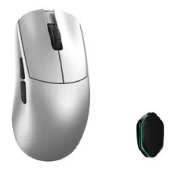 WLMouse YING mouse gaming wireless in magnesio, PAW3950HS, polling 8K, switch ottici Omron - argento
