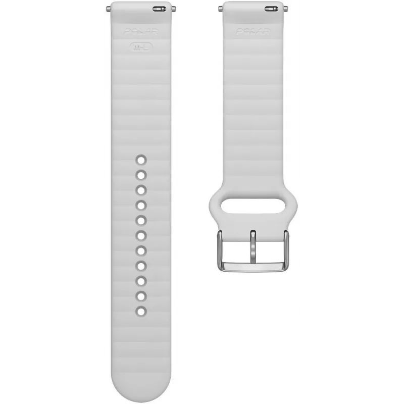 Polar Ignite 3 cinturino in silicone 20 mm S-L, bianco