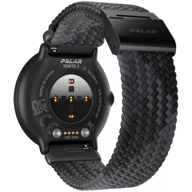 Polar Ignite 3 S-L, nero/nero intrecciato (900111828)