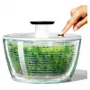 OXO Good Grips 11262700 Centrifuga per insalata in vetro 2 in 1, trasparente