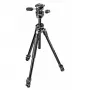 Manfrotto 290 Dual Treppiede in alluminio con testa a 3 vie, estensione a 3 sezioni MK290DUA3-3W