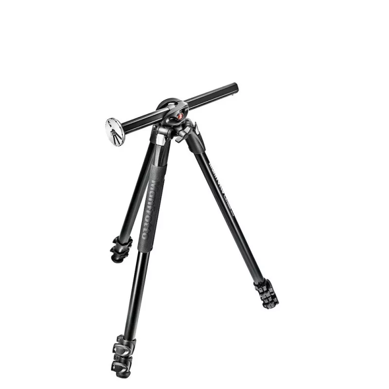 Manfrotto 290 Dual Treppiede in alluminio con testa a 3 vie, estensione a 3 sezioni MK290DUA3-3W