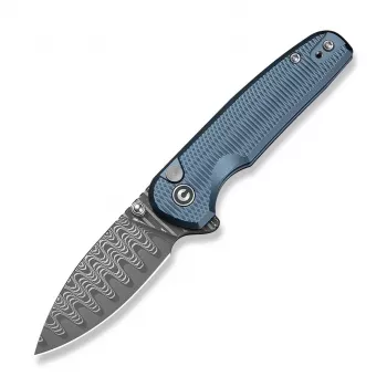 CIVIVI Mini Shakan Damascus Blue coltello