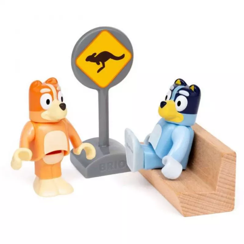 RAVENSBURGER World - Bluey Set trenino giocattolo da viaggio