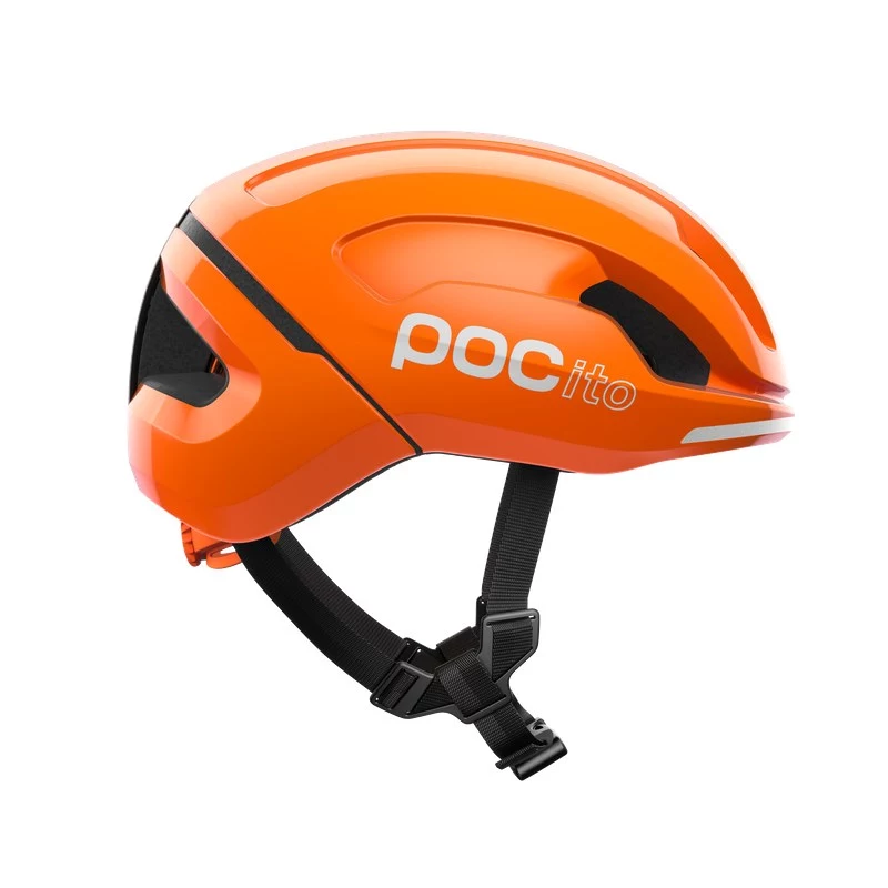 POC POCito Omne MIPS casco da ciclismo bambino - arancione fluo - Small (51-54 cm)