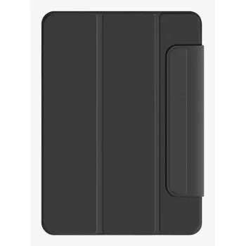 Pomologic BookCover custodia per iPad Pro 11 (2024) M4 – folio nero con supporto, funzione sleep/wake, supporto Apple Pencil