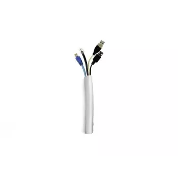 MB guaina per cavi autoavvolgente universale 25mm argento 25m