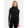 Maglia termica ODLO Merino 200 donna - nero, XS