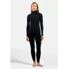 Maglia termica ODLO Merino 200 donna - nero, XS