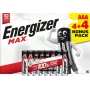 Energizer Max Batterie alcaline AAA, 1,5 V, confezione da 8 (4+4)