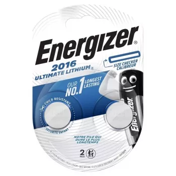 Energizer CR2016 Batteria a bottone al litio 3V, confezione da 2
