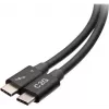 C2G cavo Thunderbolt 4 USB-C 2,5 piedi - 40Gbps, 100W PD, 8K, nero