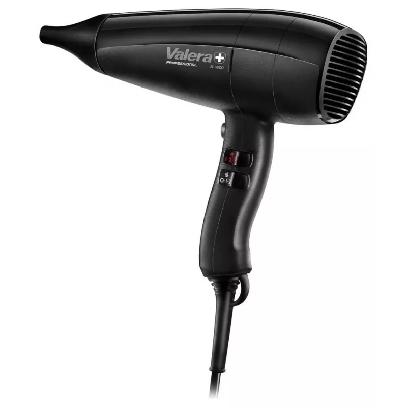 Valera Swiss Light SL 3200 asciugacapelli nero 1800 W Ionic Cool Shot 2 bocchette concentratrici