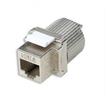 Intellinet 167222 Cat6 FTP RJ45 keystone jack, senza attrezzi, schermato, lega di zinco