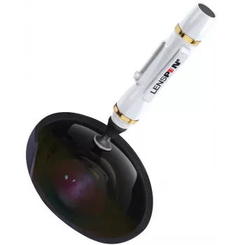 Lenspen NLP-1 NEW penna per la pulizia delle lenti per obiettivi fotografici, binocoli, telescopi, occhiali | a base di carbonio, pennello retrattile, clip da tasca