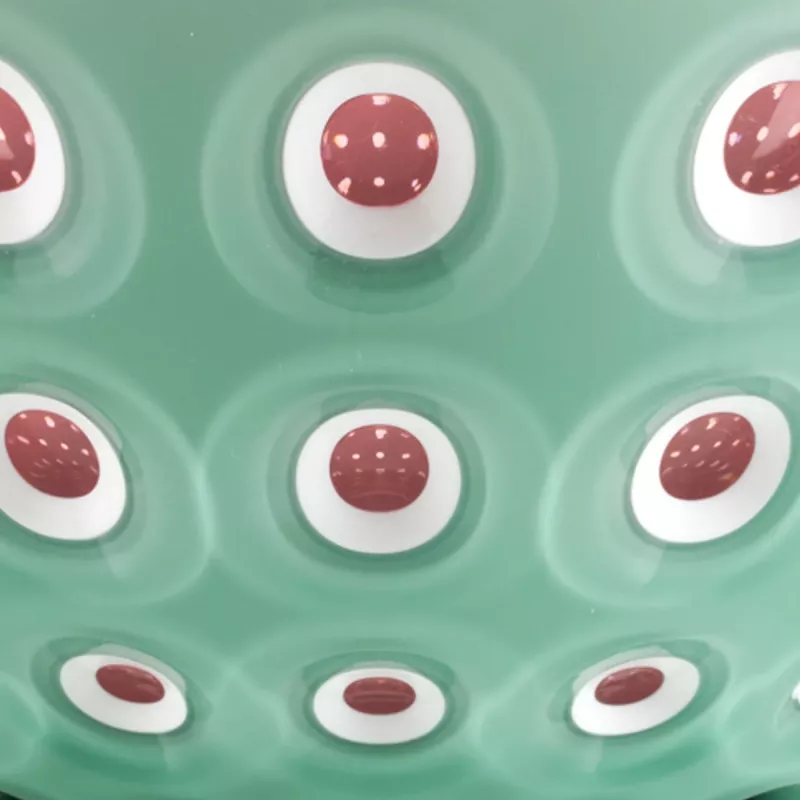 Guzzini Le Murrine Set 2 ciotole 12 cm verde matcha/bianco/mauve