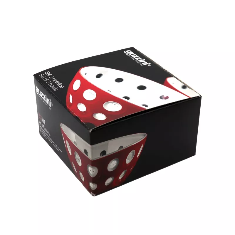 Guzzini Le Murrine Set 2 ciotole 12 cm madreperla/bianco/madreperla