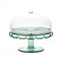 Guzzini Vanity Alzata per torta con campana verde matcha